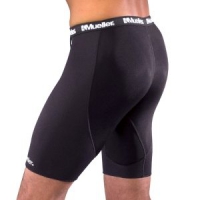 Compression Shorts with Breathable Panel